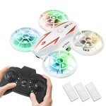 Mini drone pour enfant h�licopt�re t�l�command� quadcopter avec 3 batteries mode sans t�temaintien de ...