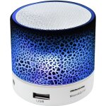 Mini enceinte bluetooth - hometechrance - lumineuse - radio fm - batterie rechargeable - couleur alatoire ...
