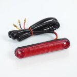 Mini feu arrière brett type barre à led 12v 1 / 6w 105x20mm pour moto scooter 50 custom Mini feu arrière brett type barre à led 12v 1 / 6w 105x20mm pour moto scooter 50 custom