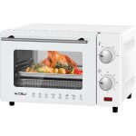 Mini four �lectrique 10l - woltu - blanc - 650w - chauffage d�cong�lation cuisson r�tissage grillage