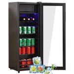 Mini frigo mini réfrigérateur 128 l - langtu - congélateur 8 l + réfrigérateur 120 l - 7 contrôles de ... Mini frigo mini réfrigérateur 128 l - langtu - congélateur 8 l + réfrigérateur 120 l - 7 contrôles de ...