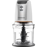 Mini - hachoir - kenwood - chp61. 100wh - 500 w - 08 l - 4 lames en acier inoxydable - blanc