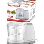 Mini hachoir blanc 150w lames en inox bol capacite 375 ml