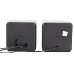 Mini haut - parleur filaire stro cube usb 35mm pour ordinateur de bureau pc(double piste)