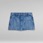Mini jupe femme g - star carpenter - faded blue pool - 24