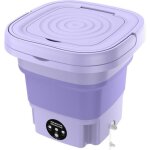 Mini machine � laver pimpimsky a1 - 8l - portable - violet - 10w - m�canique