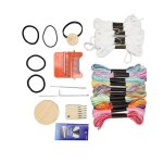 Mini m�tier � tisser - surenhap - 14 crochets - 18 fils de couleurs - op�ration facile - multi - usage ...