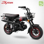 Mini moto dax 125 skyteam / black edition / noir mat