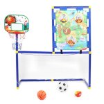 Mini panier de basket - shipenophy - 3 en 1 - but de football - jouet sportif - enfant 3 ans et plus Mini panier de basket - shipenophy - 3 en 1 - but de football - jouet sportif - enfant 3 ans et plus