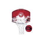 Mini panier de basket - wilson - atlanta hawks - rouge / blanc - taille unique - adulte