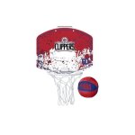 Mini panier - wilson - los angeles clippers - rouge - taille unique - montage facile