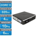 Mini pc bureau hp compaq elite 8300 usdt / core i5 - 3570s 3. 10 ghz / 320go / 4 go ram / win10 / garantie ...