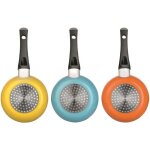 Mini po�le - indubasic - aluminium - anti - adh�rent - diam�tre 14 cm - couleur orange