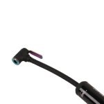 Mini - pompe  main zefal mt pour pneus de vtt - valve presta et standard - noir