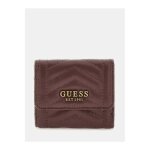 Mini portefeuille surpiqu� cuir pu - guess jeans - femme