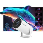 Mini projecteur portable auto keystone vidéoprojecteur intelligent 4k / 200 ansi avec wifi 6 bt 5. 0 ... Mini projecteur portable auto keystone vidéoprojecteur intelligent 4k / 200 ansi avec wifi 6 bt 5. 0 ...