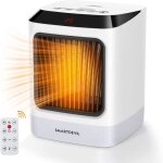 Mini radiateur soufflant en céramique avec télécommande 8 températures / 2 chaleur vent naturel minuteur ... Mini radiateur soufflant en céramique avec télécommande 8 températures / 2 chaleur vent naturel minuteur ...