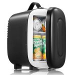 Mini r�frig�rateur 5l - mini frigo de chambre - aliment� par ac / dc / usb - mode silencieux - portable ...