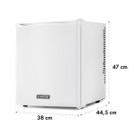 Mini rfrigrateur klarstein happy hour 25 l - silencieux 0 db - blanc