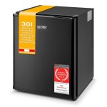 Mini rfrigrateur portable 30l mini frigo de chambre ou htel - silencieux rglages de temprature noir