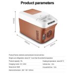 Mini r�frig�rateur de voiture 15l 60w mini - r�frig�rateur maison / voiture 465x25x295cm