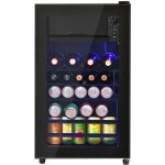 Mini refroidisseur de boissons de 15 6l + 70l pour la glace fonctionnement silencieux avec lumi�re led ...