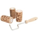Mini rouleaux interchangeables - scrapcooking - lot de 3 - bois - motif nol