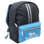Mini sac  dos - lonsdale - noir et bleu - compartiment zipp - bretelles rembourres - 100% polyester ...