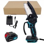 Mini scie � cha�ne tron�onneuse 4 - inch �lectrique sans fil portable jardinage couper outilavec batterie ...