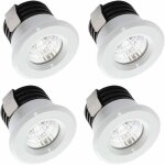 Spot encastrable - zvd - mini spots led - lot de 4 - blanc mat - 3w - Éclairage intérieur Spot encastrable - zvd - mini spots led - lot de 4 - blanc mat - 3w - Éclairage intérieur