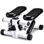 Mini stepper a roue rsistance hydraulic - max 120kg avec 2 extenseurs equipement dexercice lcd
