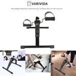 Mini stepper varivida - marcheur horizontal avec compteur - noir - fitness - adulte - 120 kg Mini stepper varivida - marcheur horizontal avec compteur - noir - fitness - adulte - 120 kg