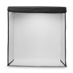 Mini studio photo - togo - �clairage annulaire led - 50x50 cm - pliable - montage rapide