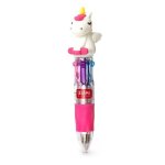Mini stylo bille 4 couleurs - legami - licorne - design enchanteur - compact - pour enfants