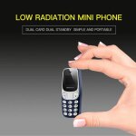 Mini t�l�phone - moonmini - bm10 - double carte sim - num�roteur bluetooth - changeur de voix dr�le
