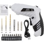 Mini tournevis �lectrique sans fil - avec lumi�re led - batterie rechargeable - outils de pr�cision
