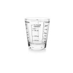 Mini verre mesureur 15 ml - h 6 cm - diam 5 cm - pour cocktails