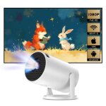 Mini videoprojecteur laylatang y200 support 1080p - 5000 lumen - support rotatif 240 - miroir cran ...