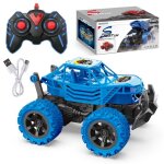 Mini voiture tlcommande rechargeable 4 roues motrices lectriques enfants 1:32 vhicule hors route ...