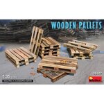 Maquette diorama - miniart - wooden pallets 1 / 35�me - bois - mixte - 15 ans et plus