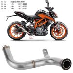 Minifinker tuyau interm�diaire d�chappement decat retir� de convertisseur catalytique convient pour ktm ...