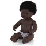 Miniland 31053�38�cm poup�e gar�on afrique sans sous - v�tements - miniland31053