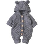 Mintgreen vêtements de bébé nouveau - né hiver body à capuche garçon et fille barboteuse en coton tricoté ... Mintgreen vêtements de bébé nouveau - né hiver body à capuche garçon et fille barboteuse en coton tricoté ...