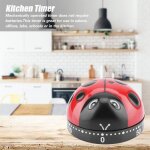 Minuterie de cuisine - fydun - minuterie m�canique - 60 minutes - sonnerie - sans piles