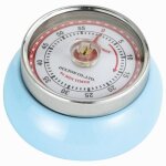 Minuteur de cuisine - glop studio - speed - bleu ciel -  7 cm - mcanique - aimant