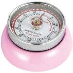 Minuteur de cuisine - glop studio - speed - rose - mcanique -  7 cm
