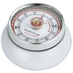 Minuteur de cuisine - zassenhaus - speed - mécanique - métal émaillé - 7 cm Minuteur de cuisine - zassenhaus - speed - mécanique - métal émaillé - 7 cm