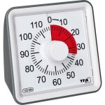 Tfa dostmann timer visual minuteur blanc analogique minuteur - sablier