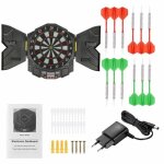 Mipan - jeu de fl�chettes �lectronique - 12 fl�chettes + 24 t�tes de fl�chettes - 27 modes de jeu - avec ...