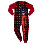Miraculous combinaison fille combinaison pyjama pyjama enfant rouge / noir